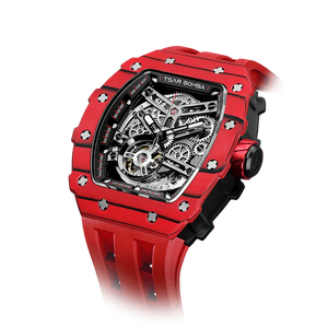 Elemental Serisi – Karbon Fiber Otomatik Saat TB8208CF-07 (Kırmızı)