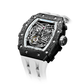 Elemental Serisi – Karbon Fiber Otomatik Saat TB8208CF-10 (Beyaz&Siyah)