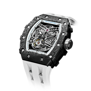 Elemental Serisi – Karbon Fiber Otomatik Saat TB8208CF-10 (Beyaz&Siyah)