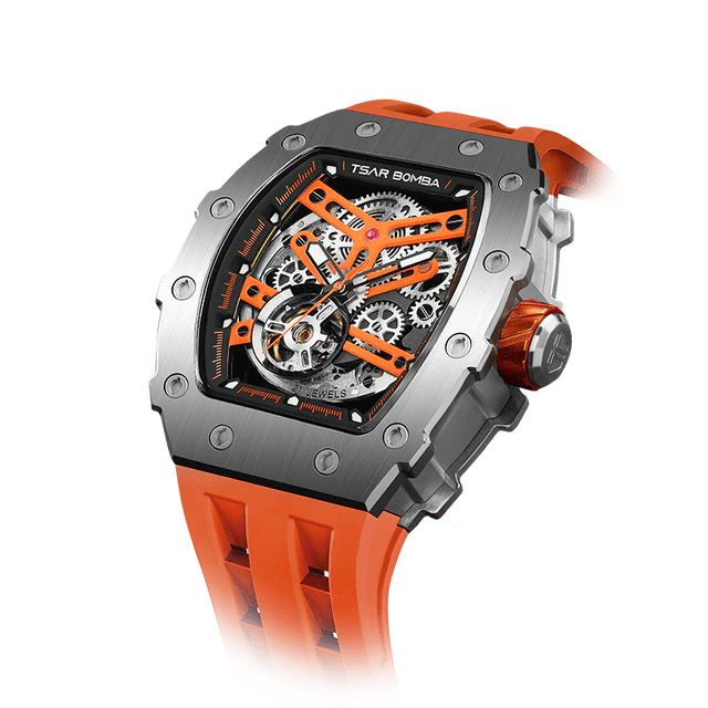 Elemental Serisi – Çelik Otomatik Saat TB8208A-18 (Silver&Gümüş)