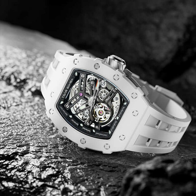 Elemental Serisi – Seramik Otomatik Saat TB8208C-05 (Beyaz)