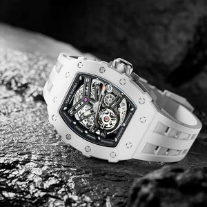 Elemental Serisi – Seramik Otomatik Saat TB8208C-05 (Beyaz)