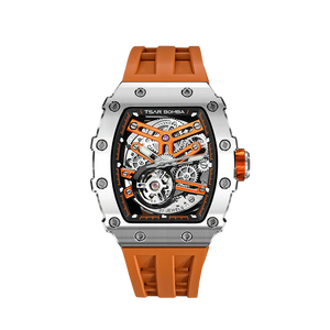 Elemental Serisi – Çelik Otomatik Saat TB8208A-18 (Silver&Gümüş)