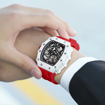 Elemental Serisi – Seramik Otomatik Saat TB8209C-01 (Kırmızı)