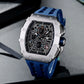 Elemental Series – Takvim Fonksiyonlu Çelik Saat TB8204Q-34(Silver&Black&Blue)