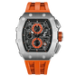 Elemental Series – Takvim Fonksiyonlu Çelik Saat TB8204Q-32 (Silver&Turuncu)