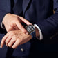Elemental Series – Takvim Fonksiyonlu Çelik Saat TB8204Q-34(Silver&Black&Blue)
