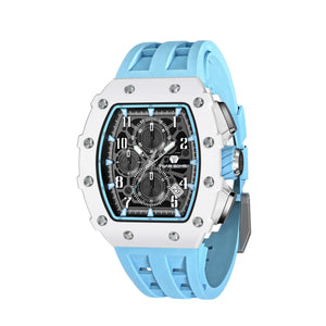 Elemental Serisi – Bio-Seramik Quartz Saat TB8204B-02 (Beyaz&Mavi)