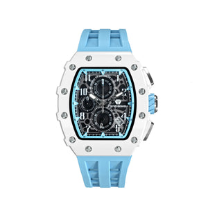 Elemental Serisi – Bio-Seramik Quartz Saat TB8204B-02 (Beyaz&Mavi)