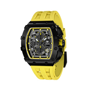 Elemental Series – Takvim Fonksiyonlu Çelik Saat TB8204Q-07 (Sarı&Siyah)