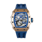 Elemental Serisi – Çelik Otomatik Saat TB8208A-08 (RoseGold&Blue&Blue)