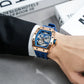 Elemental Serisi – Çelik Otomatik Saat TB8208A-08 (RoseGold&Blue&Blue)