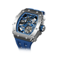 Elemental Serisi – Çelik Otomatik Saat TB8209A-03 (Silver&Blue&Blue)