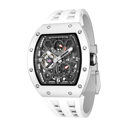Elemental Serisi – Seramik Otomatik Saat TB8212C-01 (Beyaz)