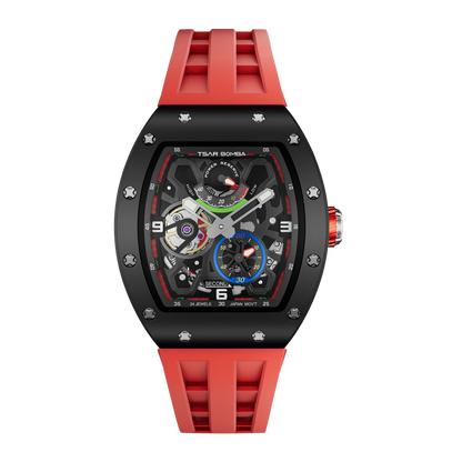 Elemental Serisi – Seramik Otomatik Saat TB8212C-03 (Kırmızı)