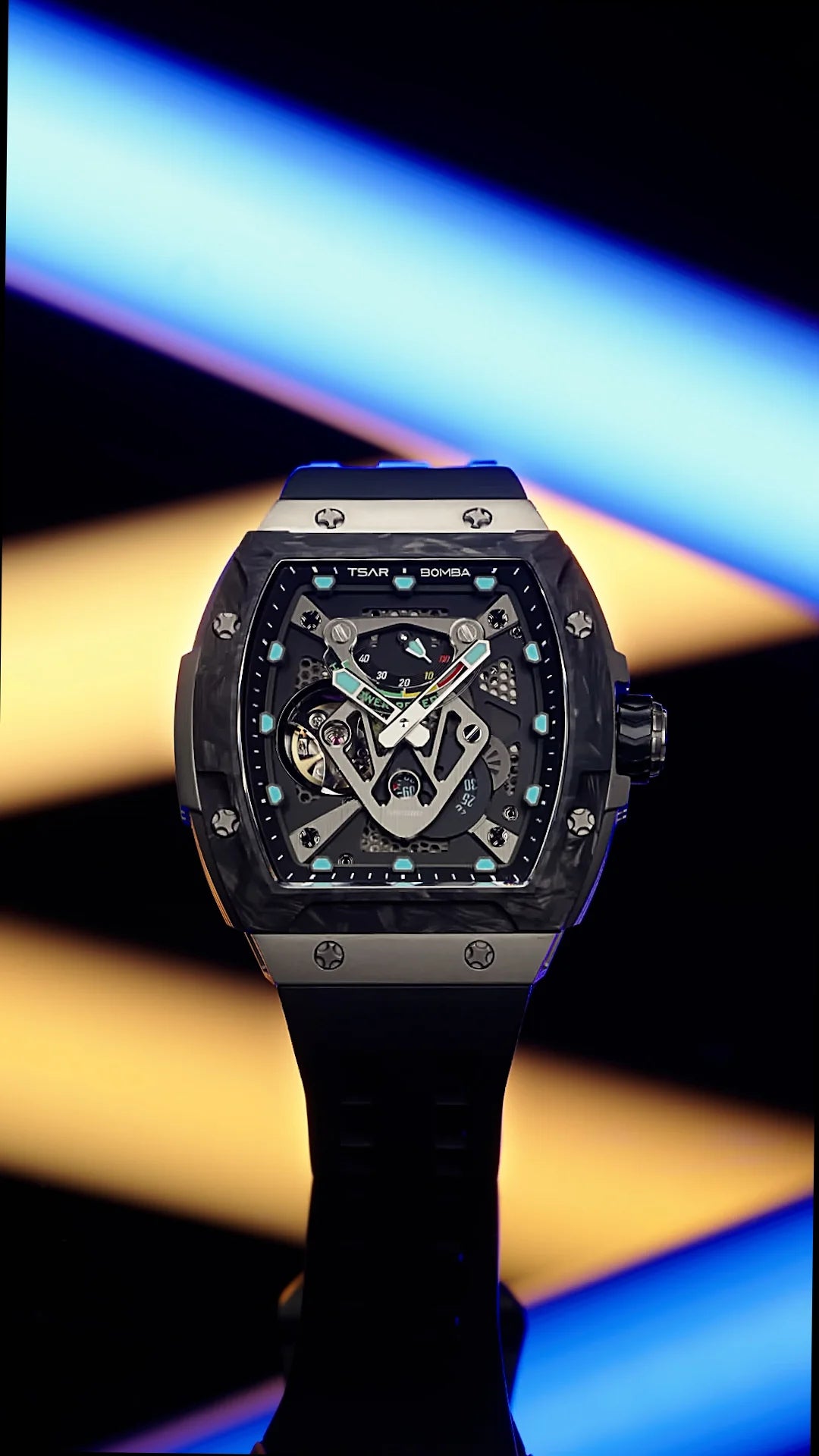 Neutron Serisi – Limited Edition Titanium Carbon Fiber TB8216TF-01 (Siyah)