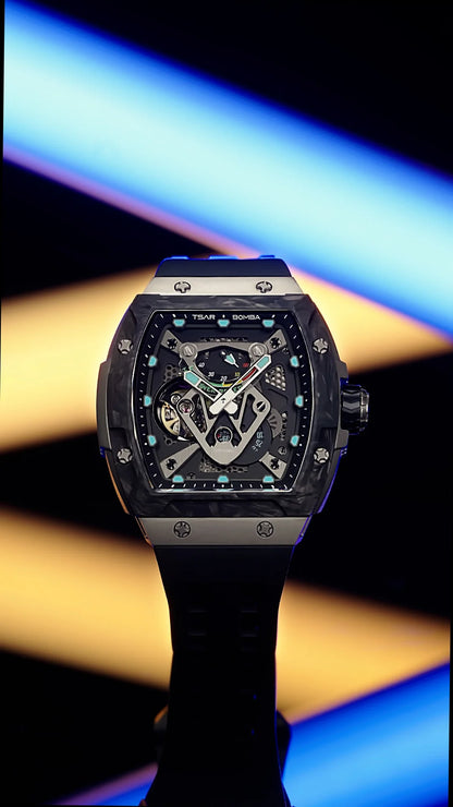 Neutron Serisi – Limited Edition Titanium Carbon Fiber TB8216TF-01 Siyah