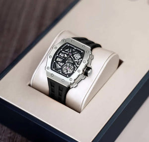 Elemental Serisi – Çelik Otomatik Saat TB8209A-01 (Silver&Black)