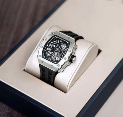 Elemental Serisi – Çelik Otomatik Saat TB8209A-01 (Silver&Black)