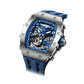 Elemental Serisi – Çelik Otomatik Saat TB8208A-11 (Silver&Blue&Blue))