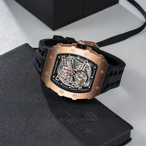 Elemental Serisi – Çelik Otomatik Saat TB8208A-16 (RoseGold&Rosegold&Black)