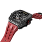 Elemental Serisi – Karbon Fiber Otomatik Saat TB8208CF-09 (Kırmızı&Siyah)