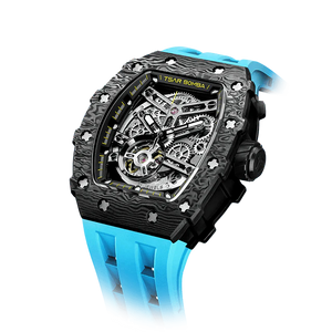 Elemental Serisi – Karbon Fiber Otomatik Saat TB8208CF-11 (Mavi&Siyah)